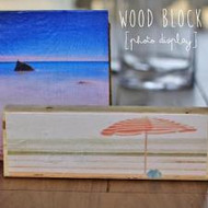 Wood Block Photo Display